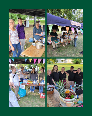 Hier sieht man die engagierten Menschen, die zusammen das Fest organisiert haben.