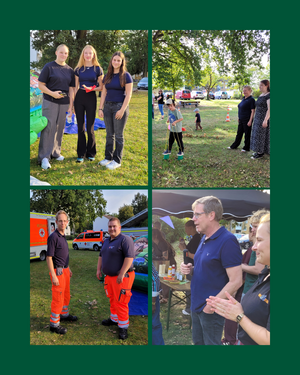 Hier sieht man die engagierten Menschen, die zusammen das Fest organisiert haben.